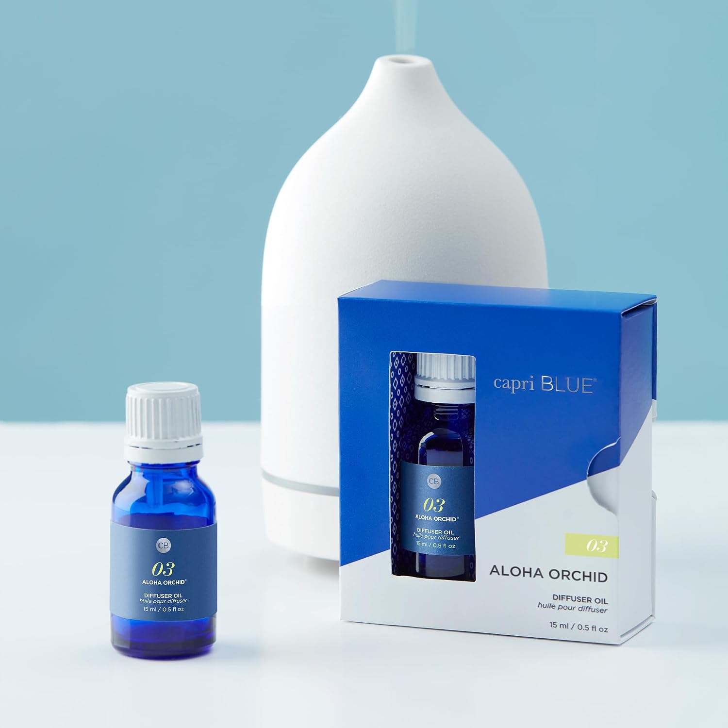 Capri Blue Diffuser Oil Refill - Premium Fragrance Oil - Use with Electric or Ultrasonic Diffusers for Home - Long Lasting Sugared Citrus Scent (Volcano, 0.5 fl oz)