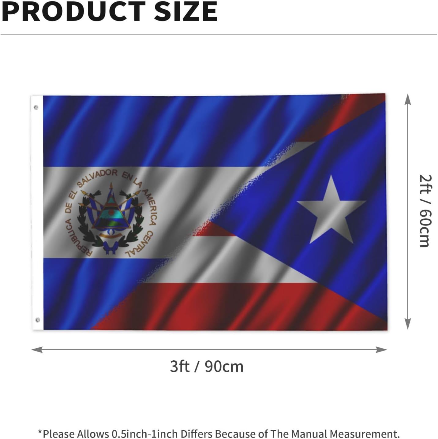 Nicaraguan Nicaragua And American Usa Flag 2x3 Ft Flags Double-Sided Printing Outdoor Indoor Decoration Country Flag 2x3 Foot Polyester Banner