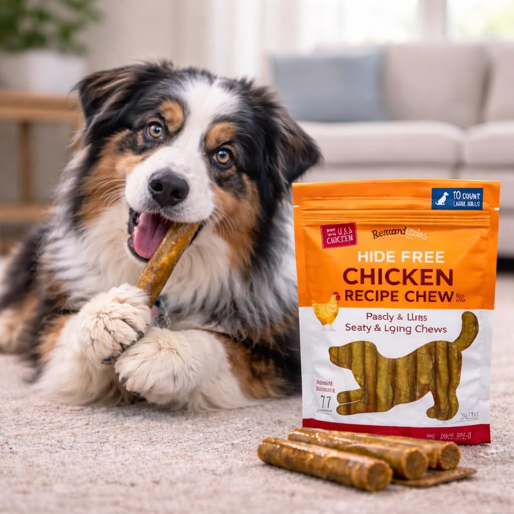 Rewardables Hide Free Chicken Recipe Chews, 10 Count