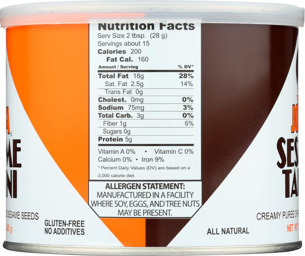 Joyva Sesame Tahini 15 Oz (Pack of 3)