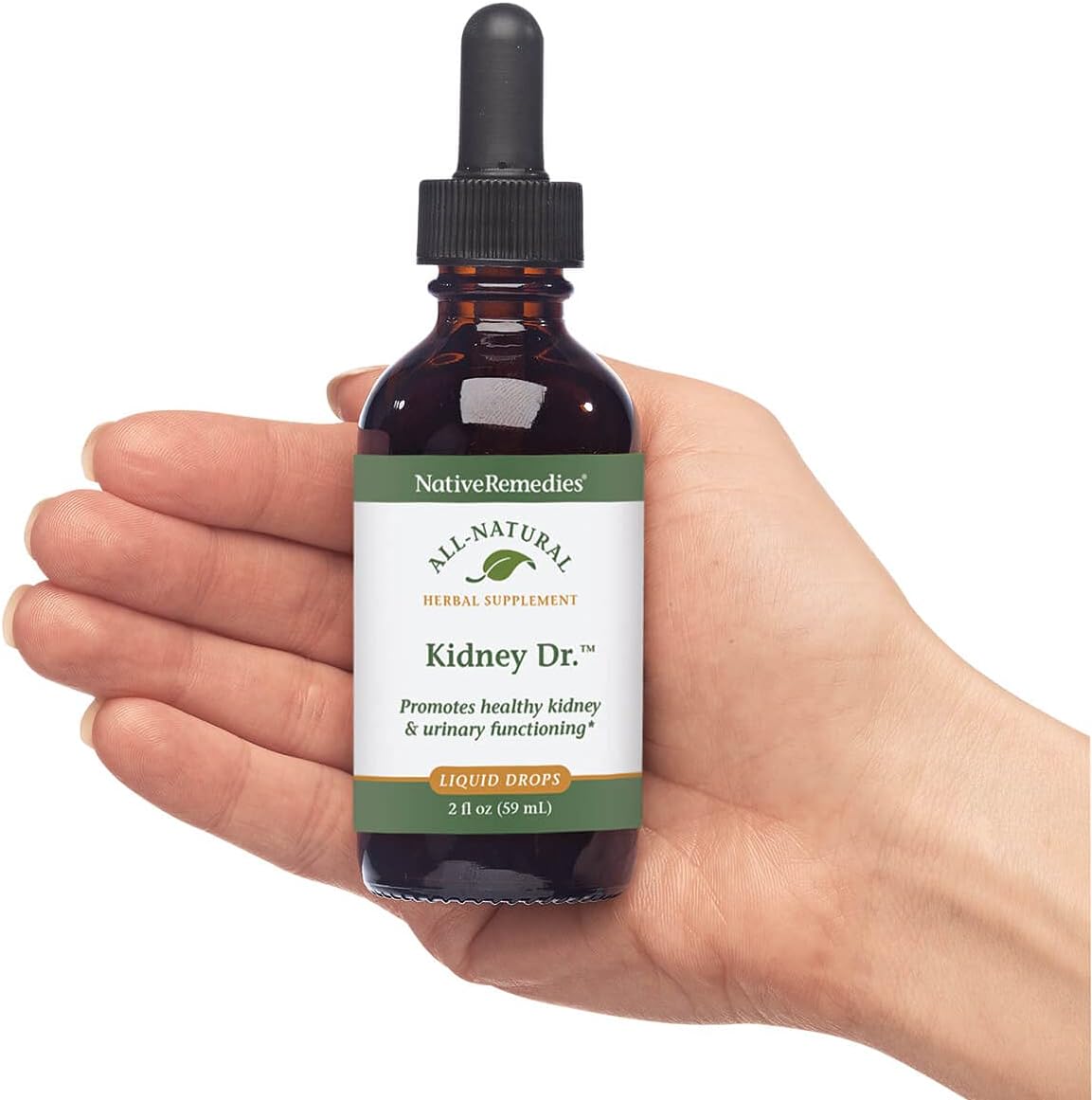 Native Remedies Kidney Dr. - All Natural Herbal Supplement for Kidney and | Urinary System Health - 59 mL