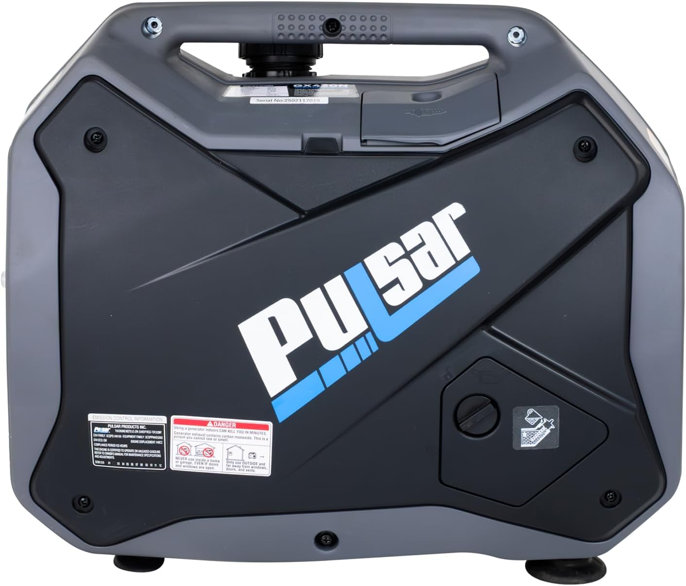Pulsar 2,300W Portable Gas-Powered Quiet Inverter Generator With USB Outlet & Parallel Capability, Carb Compliant, G2319N