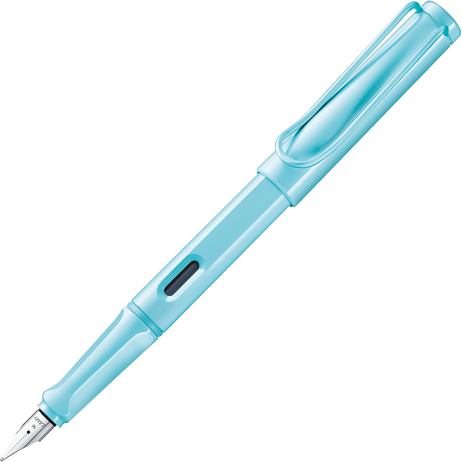 LAMY safari umbra - Fountain Pen with ergonomic grip & polished steel nib in size F - ideal for any Writing & Calligraphy - including LAMY T 10 blue cartridge - Right-Handed