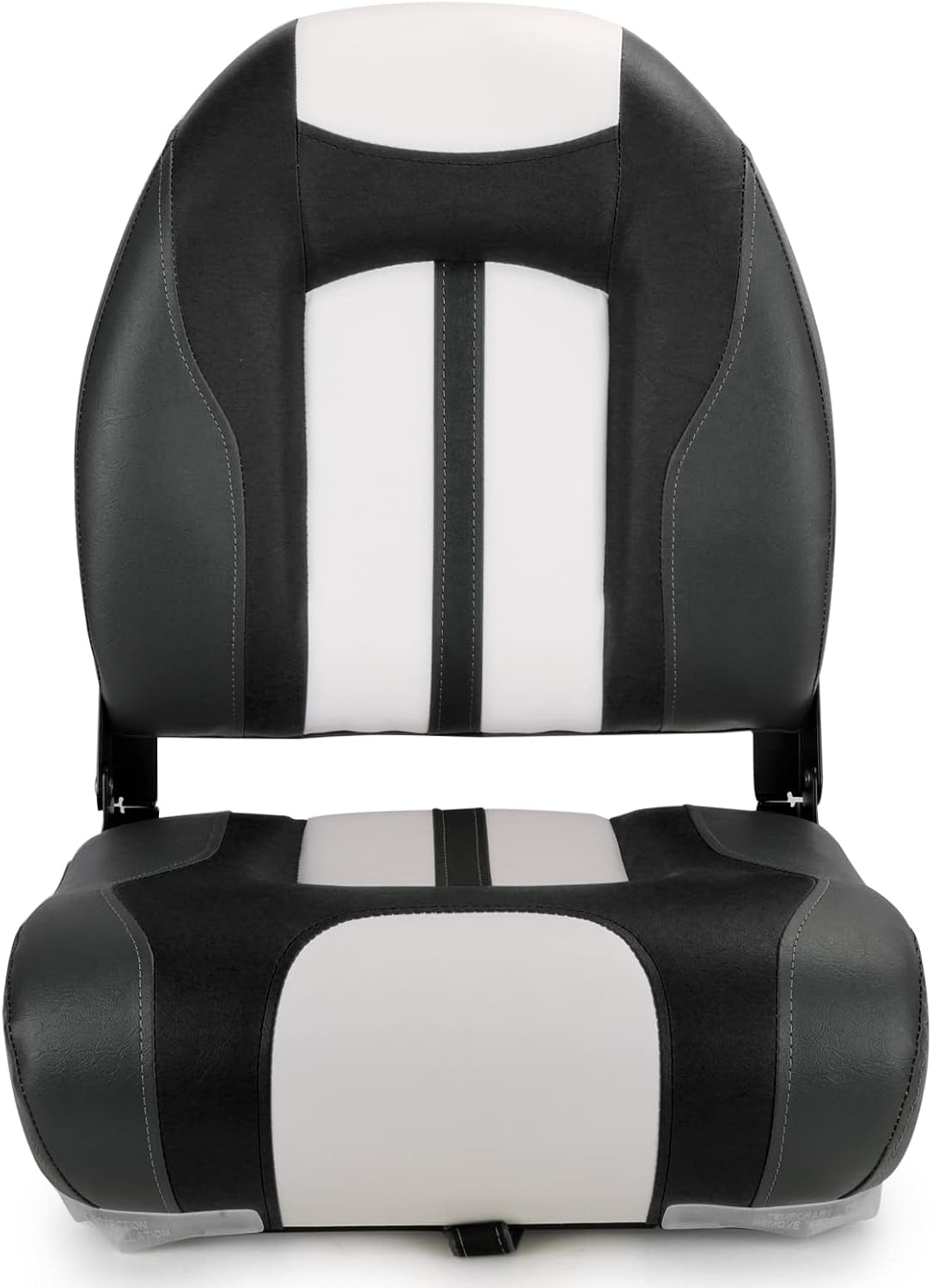 NORTHCAPTAIN Deluxe A Pair of Marine High Back Folding Boat Chair Fishing Boat Seat, for Fishing, Bass/Jon/Pontoon Boat Chairs