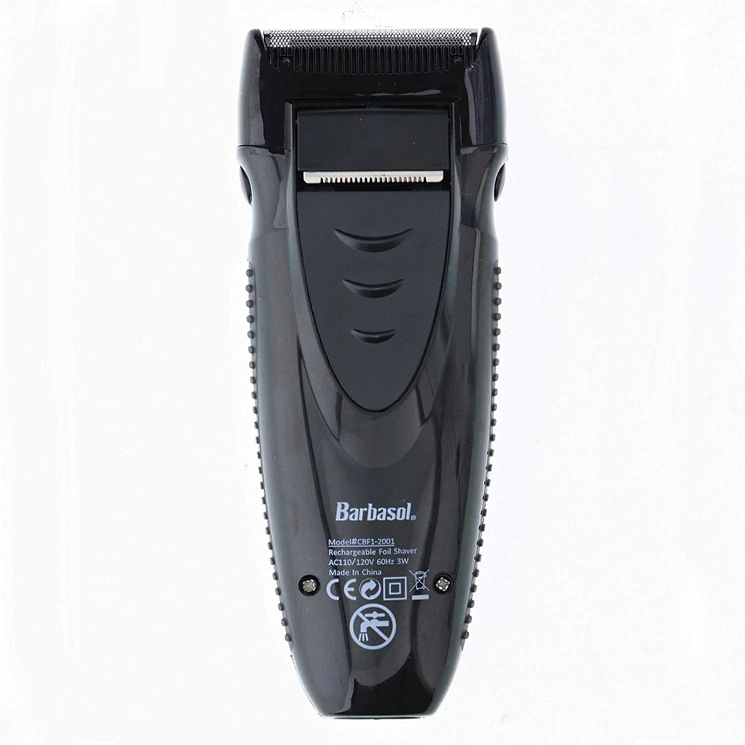 Barbasol Rechargeable Electric Foil Shaver with Stainless Steel Blades and Pop Up Trimmer