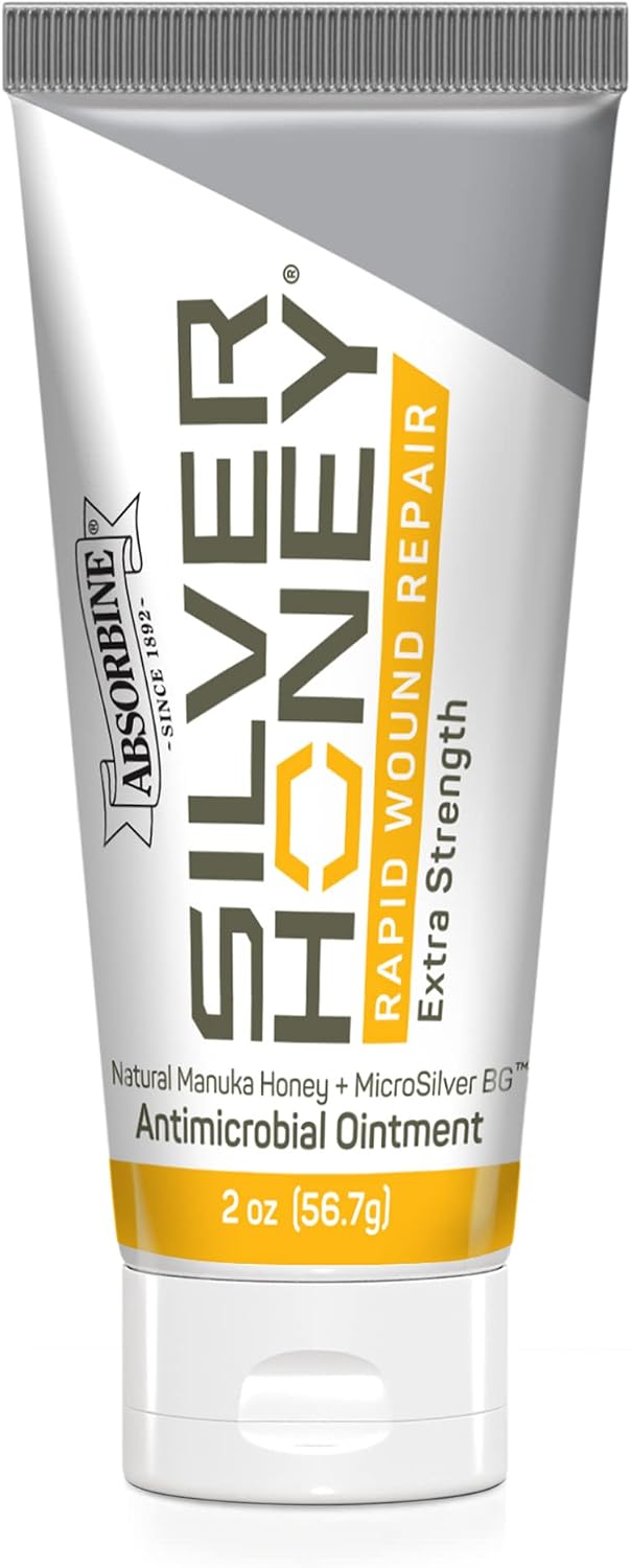Silver Honey Rapid Wound Repair Ointment, 2 oz Tube