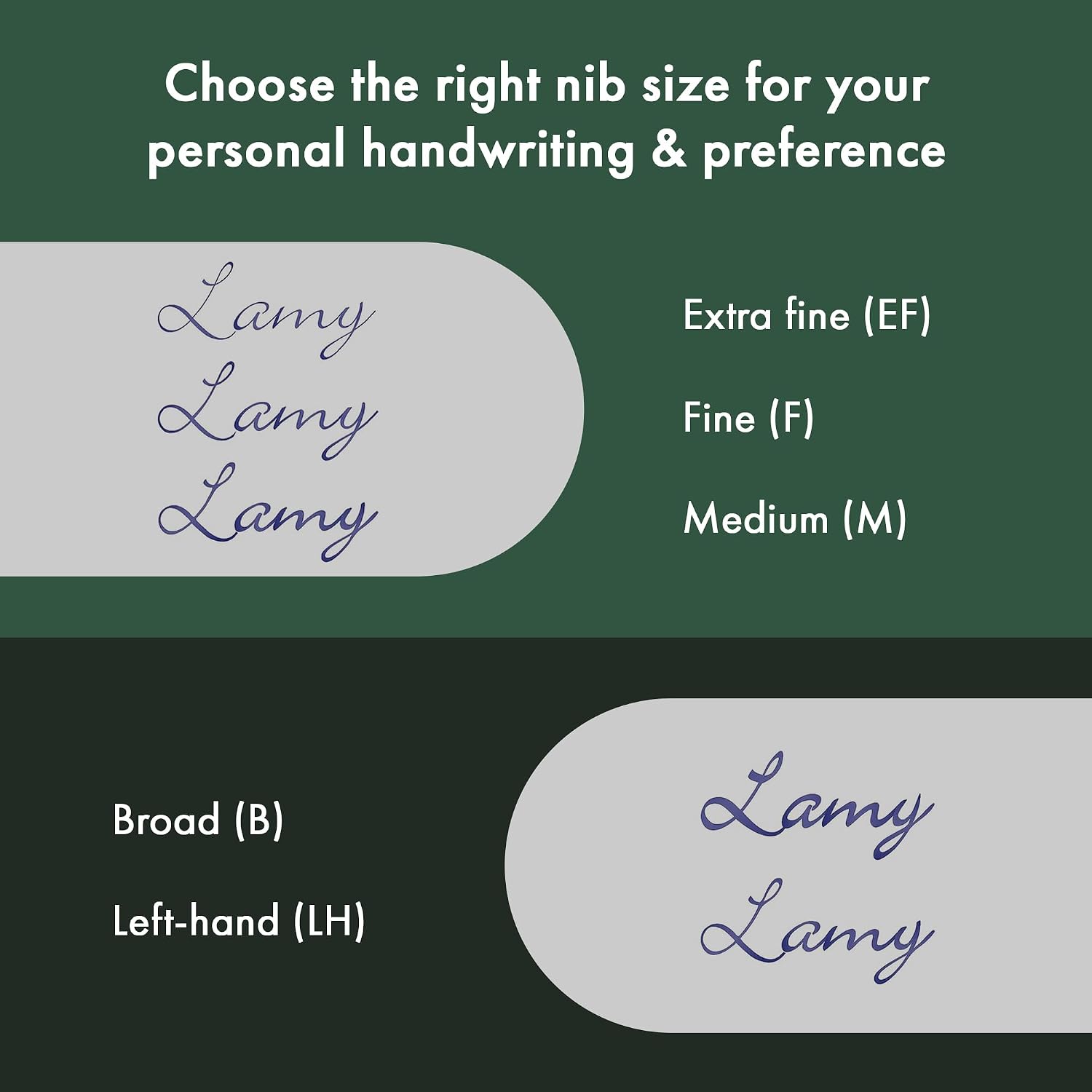 LAMY AL-star black - Fountain Pen with ergonomic grip & black Left-Handed steel nib (LH) in size M - lightweight aluminum body - including LAMY T 10 blue cartridge