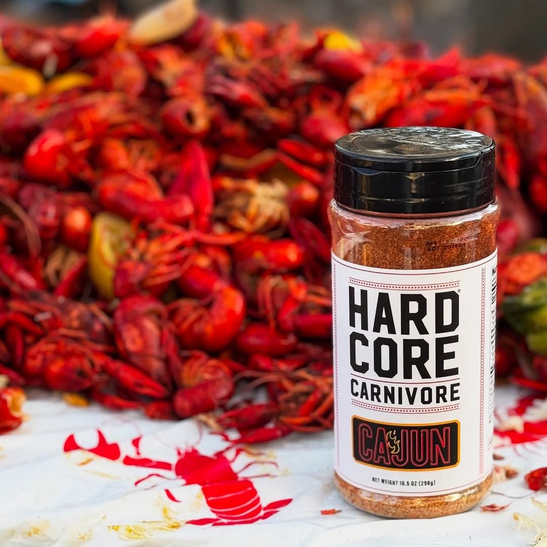 Hardcore Carnivore Black | All-Purpose Beef Seasoning Rub, 13oz Shaker