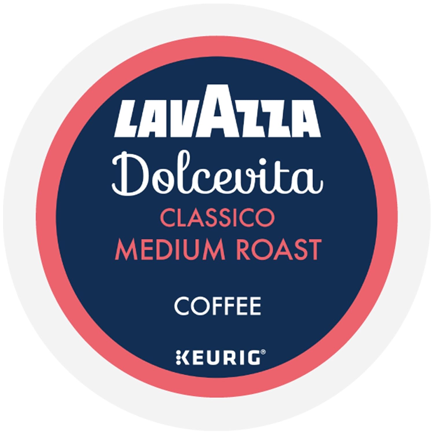 Lavazza Espresso, Single-Serve Keurig K-Cup Pods, Medium Roast Coffee, 32-Count Box