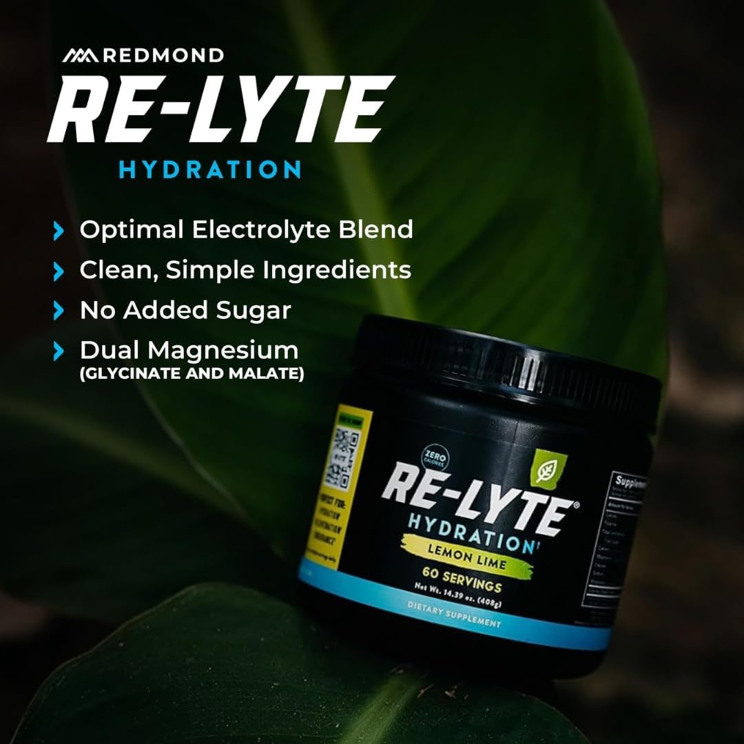REDMOND Re-Lyte Sugar Free Electrolyte Powder Drink Mix (Mixed Berry)