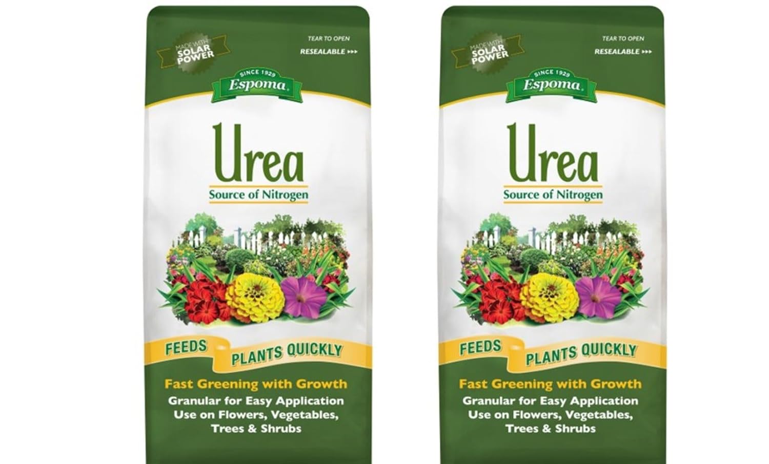 Espoma Urea Nitrogen Fertilizer 45-0-0, 4lb. Bag, Promotes Growth in All Flowering Plants, Trees, Shrubs