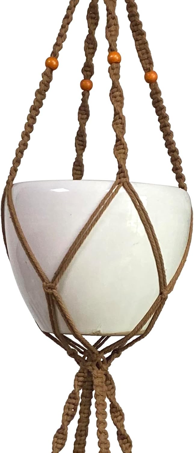 Macrame Plant Hanger & Holder