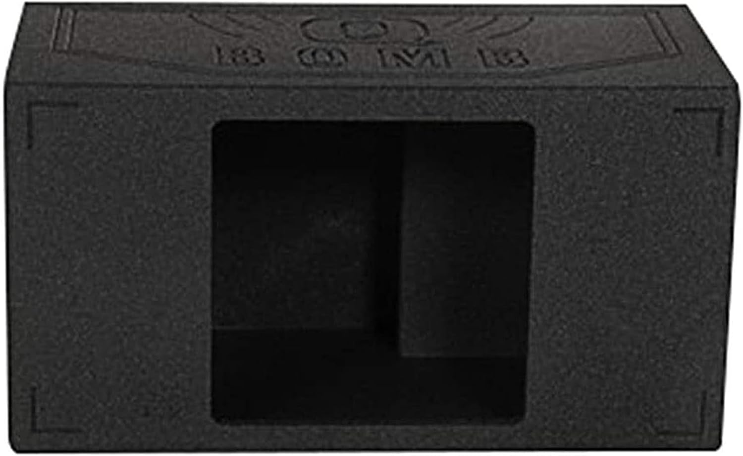 QPower QBOMB Single 12-Inch Speaker Box – Side-Ported Design with Black Bed Liner – Compatible with Kicker L7 Subwoofer