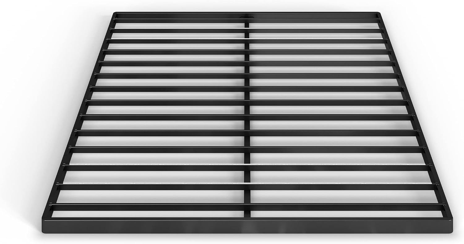 Zinus Quick Lock Bunkie Board, Box Spring and Bed Slat Replacement, Queen | Metal Frame with Steel Slats, Durable Construction Easy Assembly