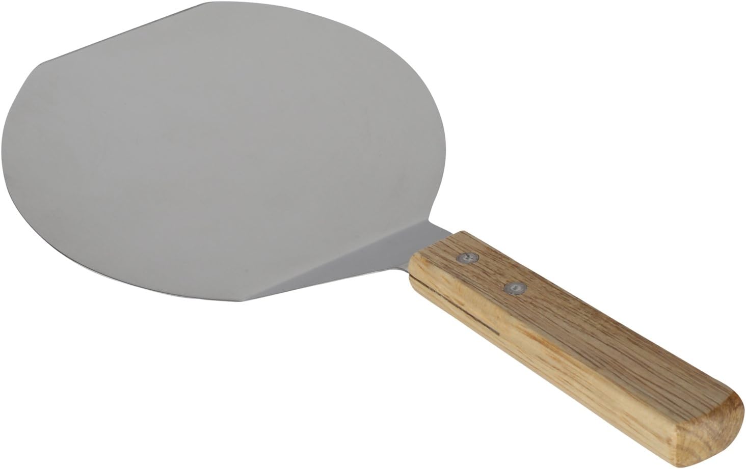 Homi styles Cookie/Brownie Spatula Small Metal Spatula With Merbau Wooden Handle | Heavy Duty Stainless Steel Flipper With Beveled Edges | Small
