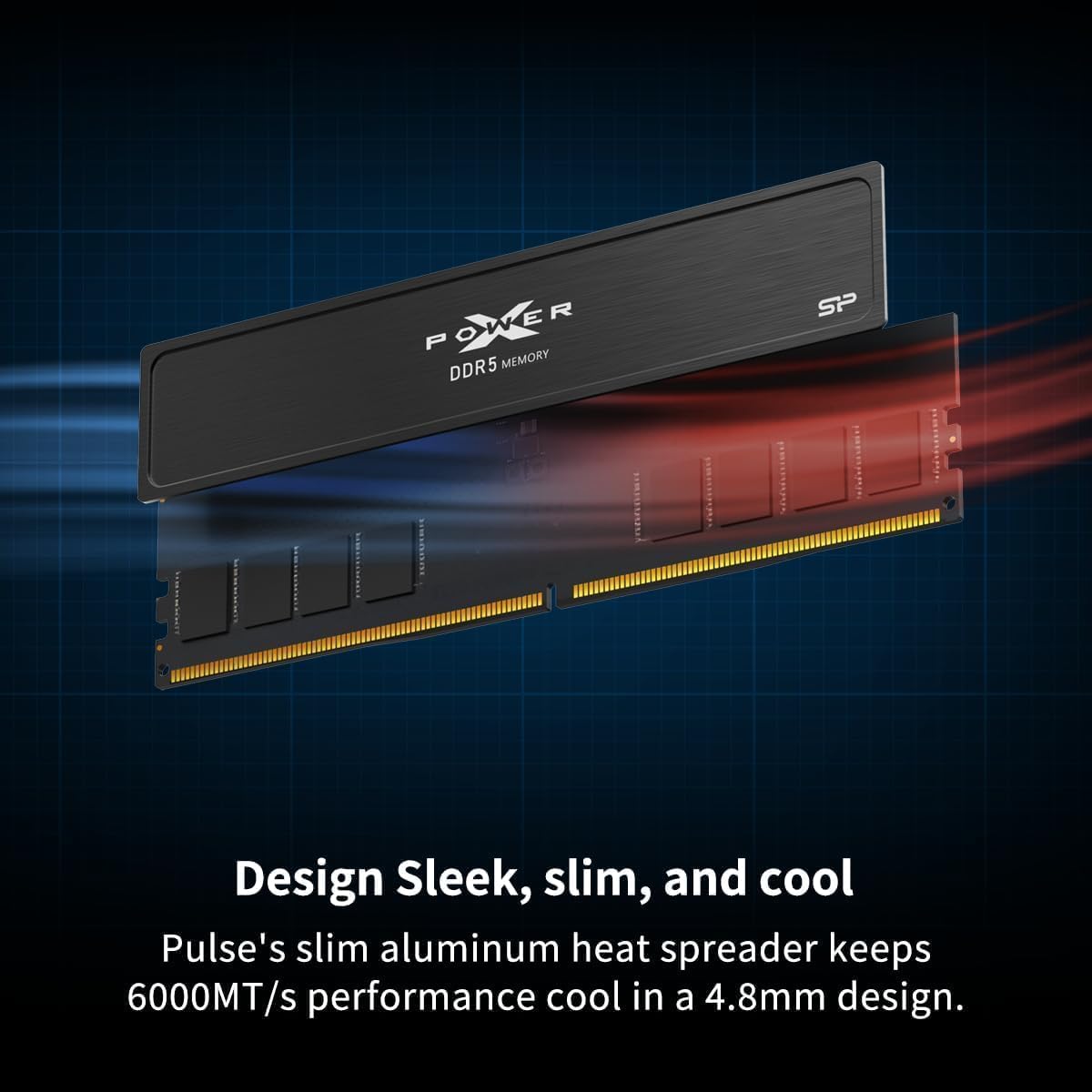 Silicon Power Value Gaming DDR5 32GB (2x16GB) 6000MT/s (PC5-48000) 288-pin CL30 1.35V UDIMM Desktop RAM Computer Memory SP032GXLWU60AFDJ