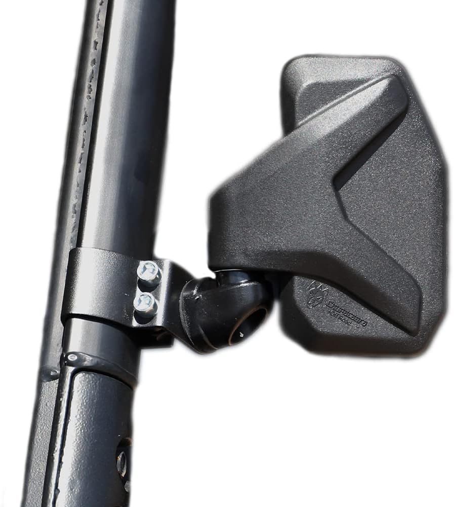Chupacabra Offroad Rear View Side Mirror for UTV (Pack of 2) Polaris Ranger Pro Fit/General/Defender Break Away w/Adjustable Arm - (Driver and