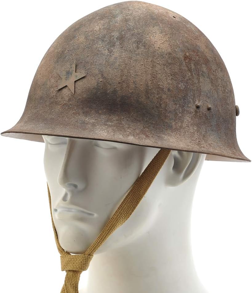 WW2 Japanese Army Steel Helmet Hand Aged