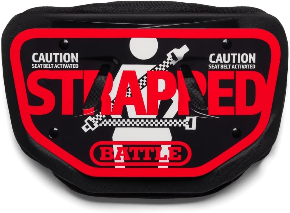 Battle Sports Novelty Football Back Plate, Kids, Adults