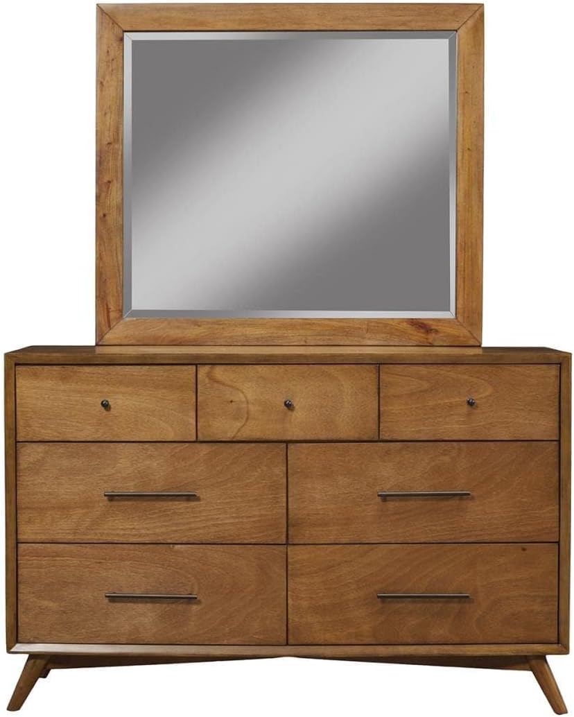 Flynn Mahogany Dresser Mirror, Chestnut