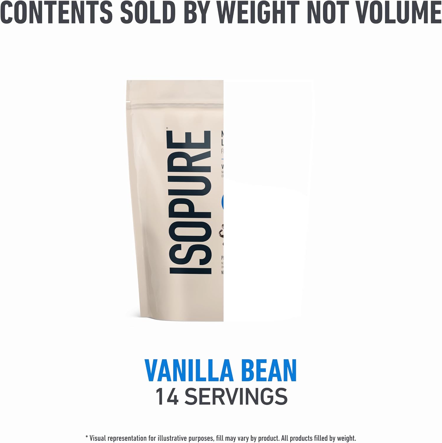 Isopure Low Carb 100% Pure Whey Isolate Protein Powder, Lactose Free, Gluten Free, with Vitamins, Vanilla, 25g Protein Per Serving, 3 Lbs, 43 Servings (Packaging May Vary) | 25g Protein Per Serving, 100% Whey Protein Isolate, Lactose Free, Gluten Free, w…