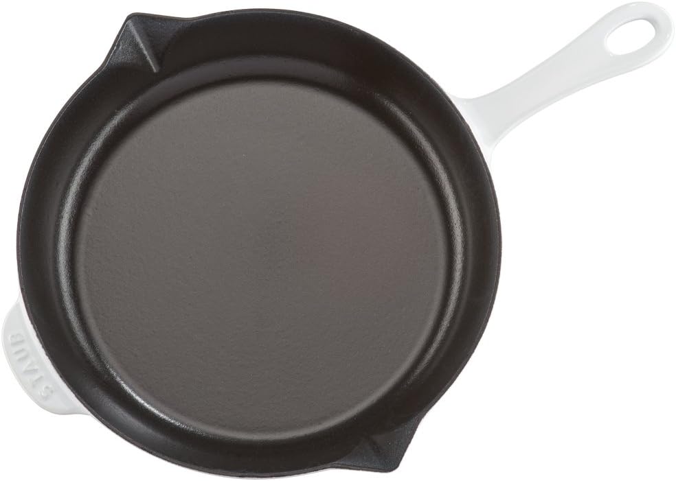 Staub Cast Iron 10-inch Fry Pan - Grenadine, Made in France