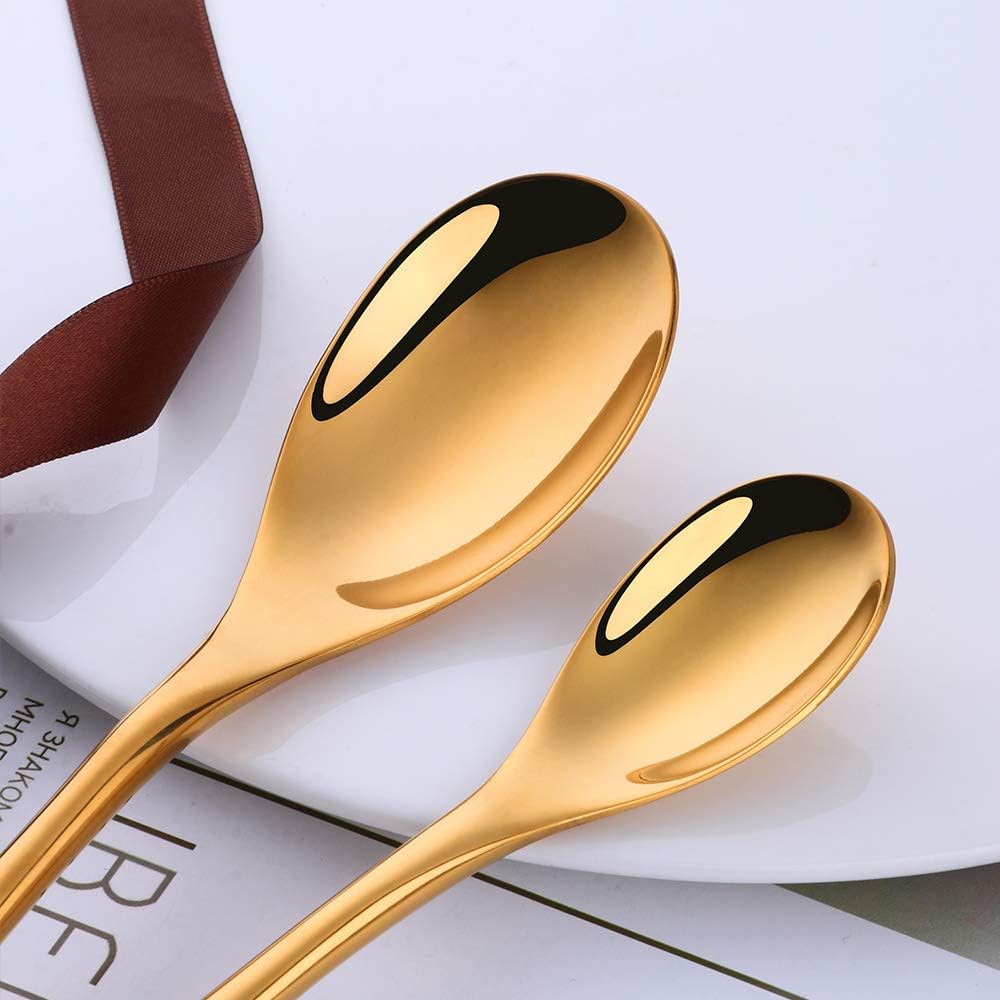 Silverware Set Stainless Steel 20 Piece Flatware Set Kitchen Cutlery Heavyweigh Utensil Service for 4 Include Knife Fork Spoon, Mirror Finish