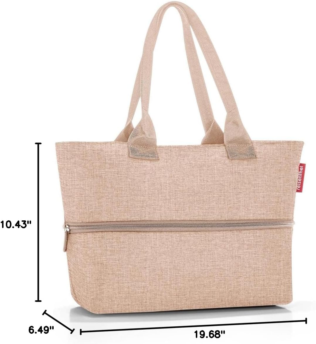 reisenthel shopper e1 - Large capacity and expandable bag made of water repellent and recycled polyester fabric