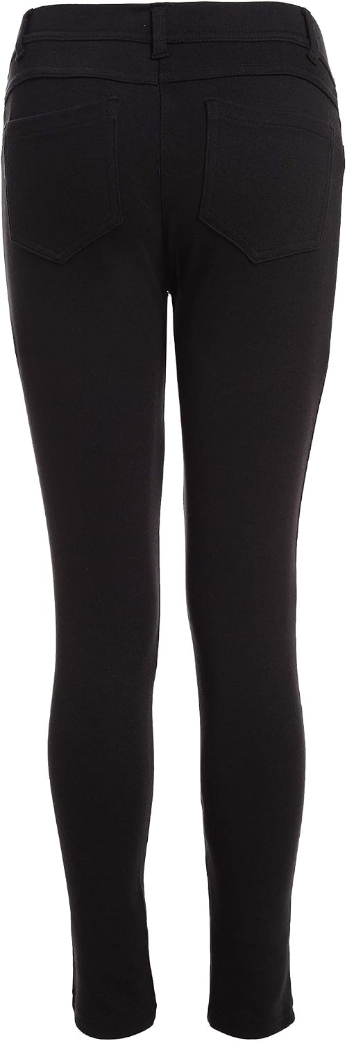Nautica Girls' School Uniform Stretch Interlock Jegging