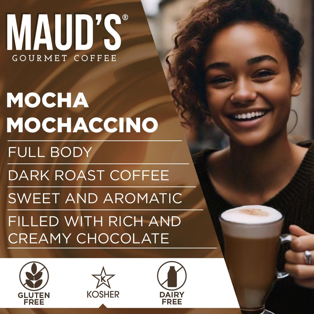 Maud's Mocha Cappuccino Coffee Pods, 50ct