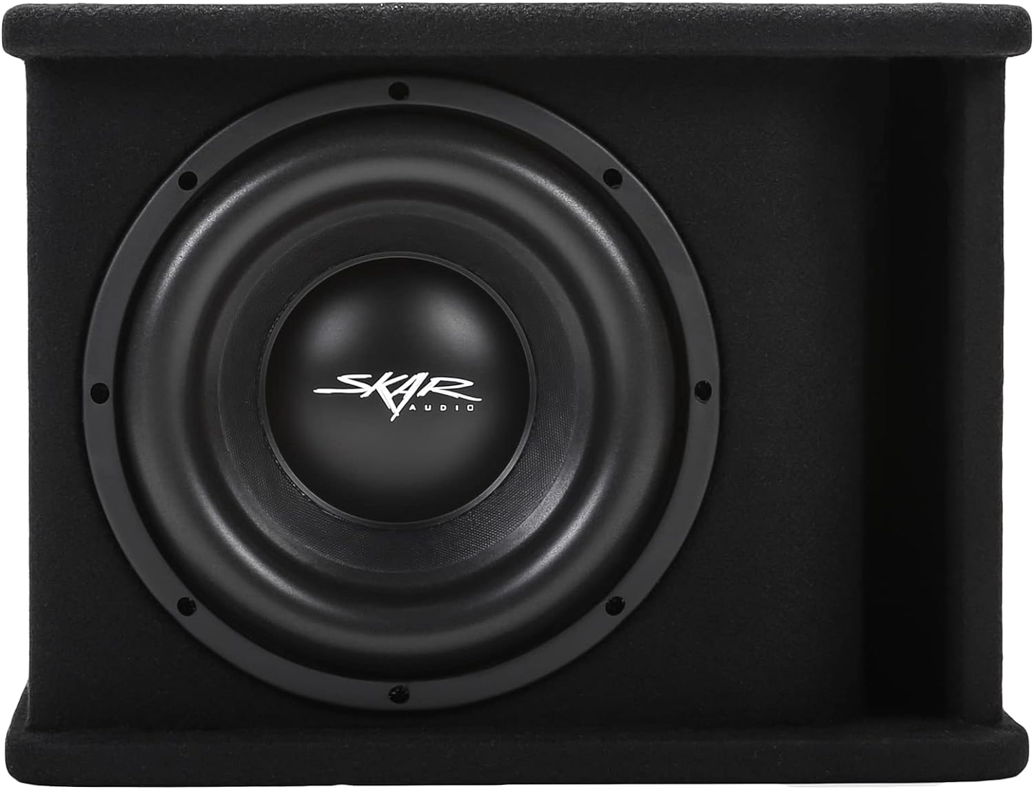 Skar Audio Single 8" Complete 700 Watt SDR Series Subwoofer Bass Package - Includes Loaded Enclosure with Amplifier