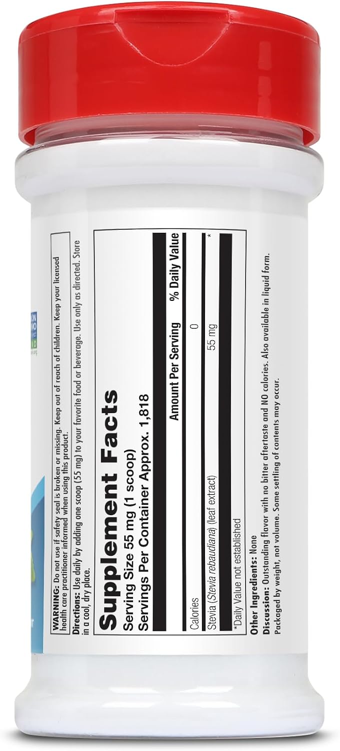KAL Sure Stevia Extract Powder, Low Carb, Plant Based Stevia Sweetener, Great Taste, Zero Calories, Zero Sugar, Low Glycemic & Perfect for a Keto Diet, 60-Day Guarantee, Approx. 1820 Servings, 3.5oz | Zero Calorie Sweetener - Organic, Keto Friendly & Low…