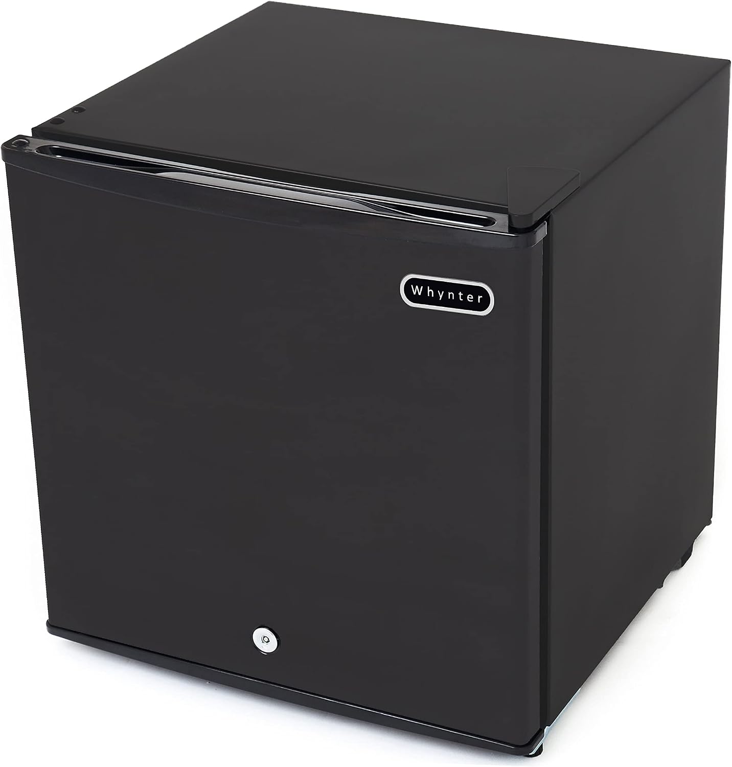 Whynter Upright Freezer 2.1 Cu Ft Lock, Mini Freezer, Stainless CUF-210SS | Adjustable Thermostat and Security Lock, Energy Star Rated, Reversible Door, Adds Compact Frozen Storage at Home