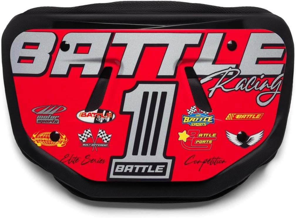 Battle Sports Novelty Football Back Plate, Kids, Adults