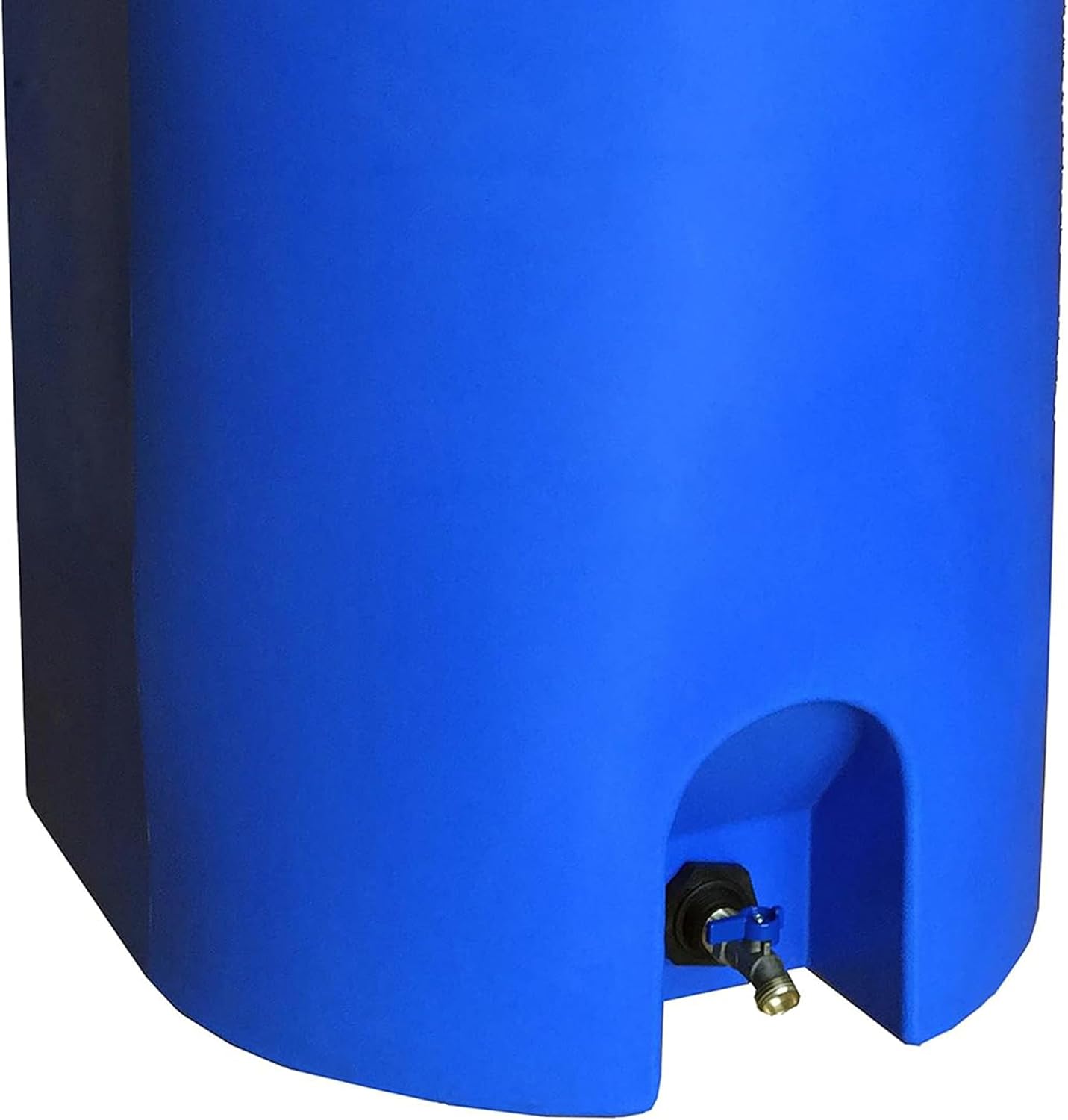 WaterPrepared 55 Gallon Unique Stackable Utility Water Tank, Blue | Emergency Water Storage Tank with Large Cap and Spigot for Easy Filling