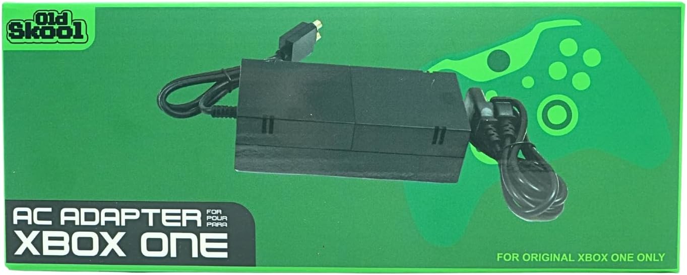 Old Skool Ac Adapter Power Supply Cord Compatible with Xbox One | For Xbox One, Power Supply
