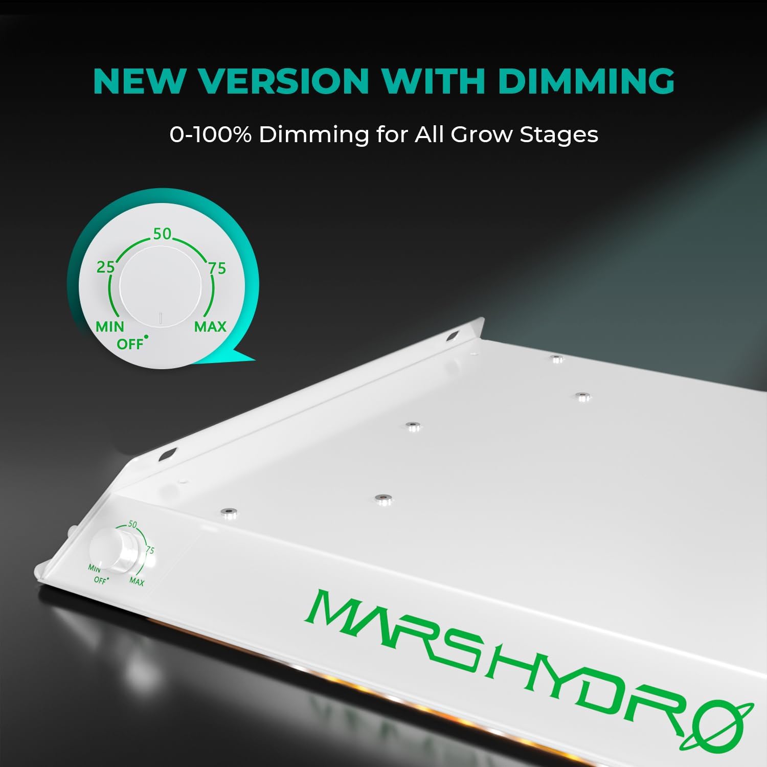 MARS HYDRO 2x2ft Grow Tent Kit with TS600 100W Full Spectrum LED Grow Light