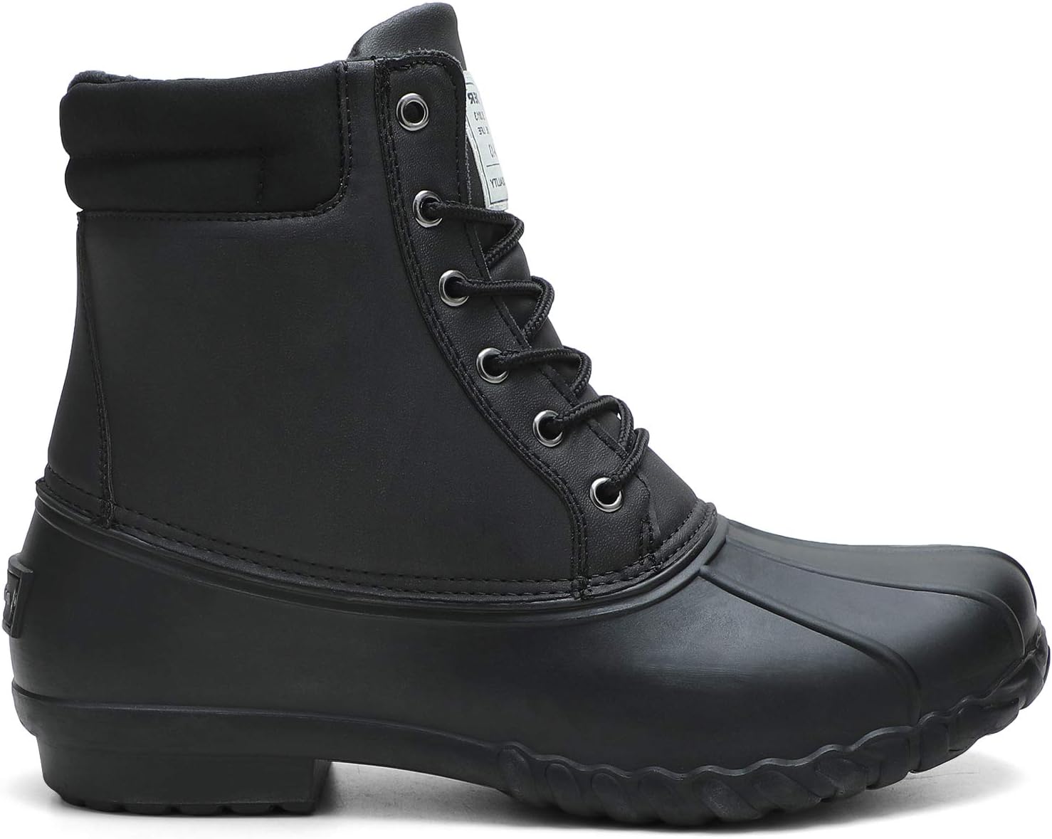 ALEADER Mens Duck Boot | Waterproof Shell | Fur Lined Insulated Winter Snow Boot