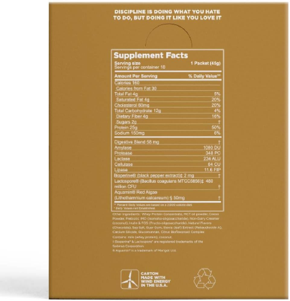 Gnarly Nutrition Chocolate Protein Powder – NSF Sport Certified – 25g Protein, Muscle Repair – Grass Fed Whey Powder, Smooth Taste – Chocolate, 32 oz
