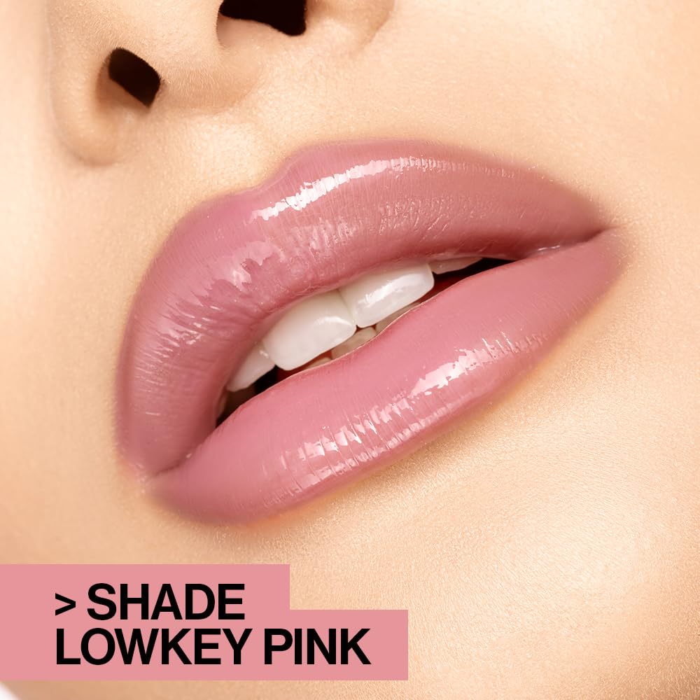 wet n wild MegaSlicks Lip Gloss, Ultra-Glossy, Vitamin-E Enriched, Ultra-Gloss High Shine Moisturizing, Cruelty-Free & Vegan - Bronze Berry