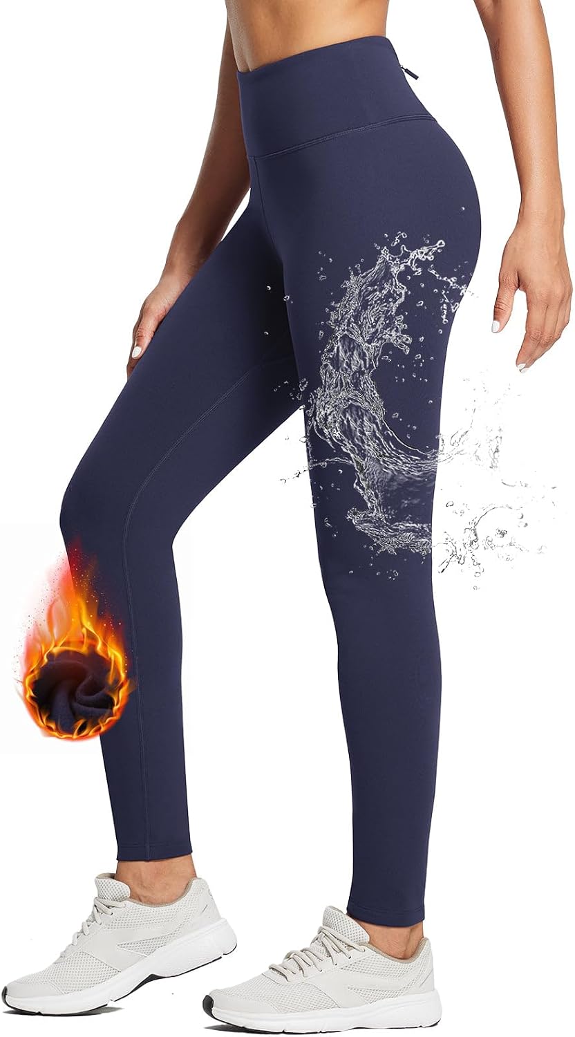 baleaf Women's Fleece Lined Leggings Thermal Warm Winter Tights