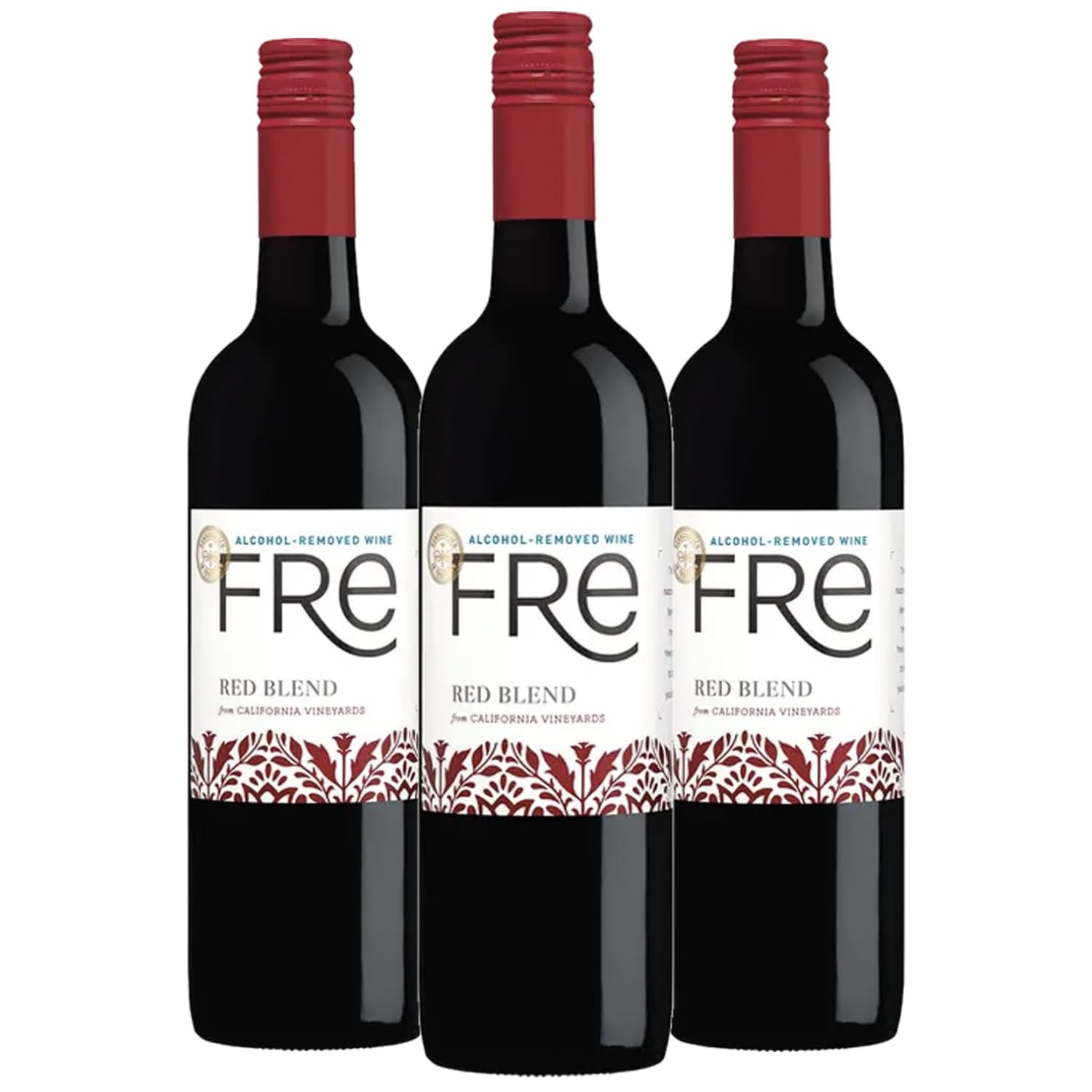 Sutter Home Fre Premium Red Blend Non-alcoholic Wine (3 Bottles)