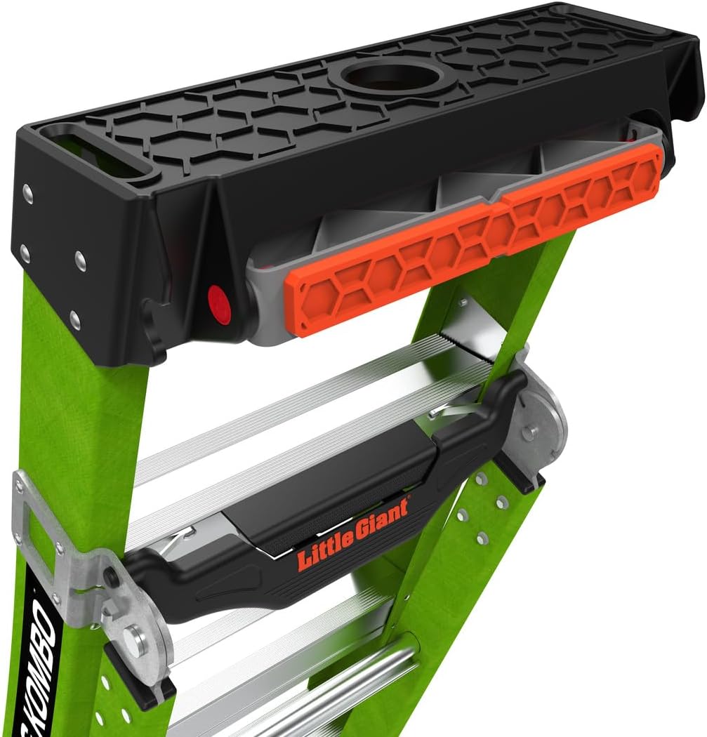 Little Giant King Kombo, 6 ft Fiberglass Multi-Position Ladder, 13906-001