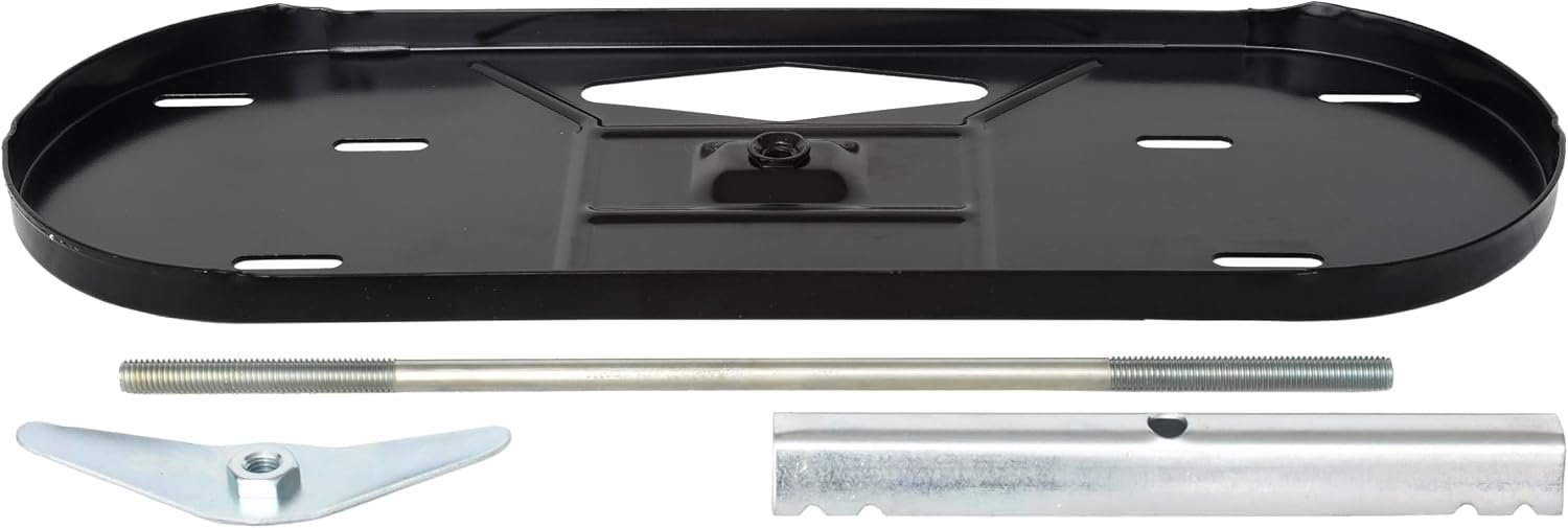 Flame King Dual RV Propane Tank Cylinder Rack for RVs and Trailers for 30lb Tanks - KT30MNT (Tanks Sold Separately), Black