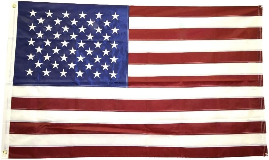 Shop72 American Flag 5x8 Ft, Allegiance to USA, American Flags for Outside, Our Allegiance To Freedom, This Garden Banner Made Heavy Duty to work outside as well, Bandera De Estados Unidos