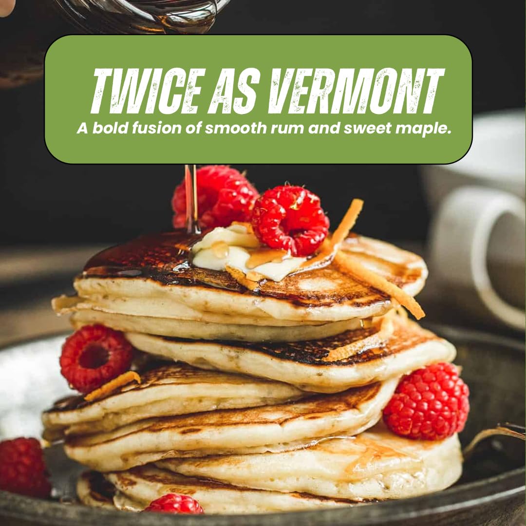 Smugglers’ Notch Maple Works – Bourbon Barrel Aged – 100% Pure Vermont Maple Syrup – Natural Sweetener & Gluten Free – Rich Taste – Waffles and Pancakes, Cocktails, Marinades, 3.38 Fl Oz. (100 mL)