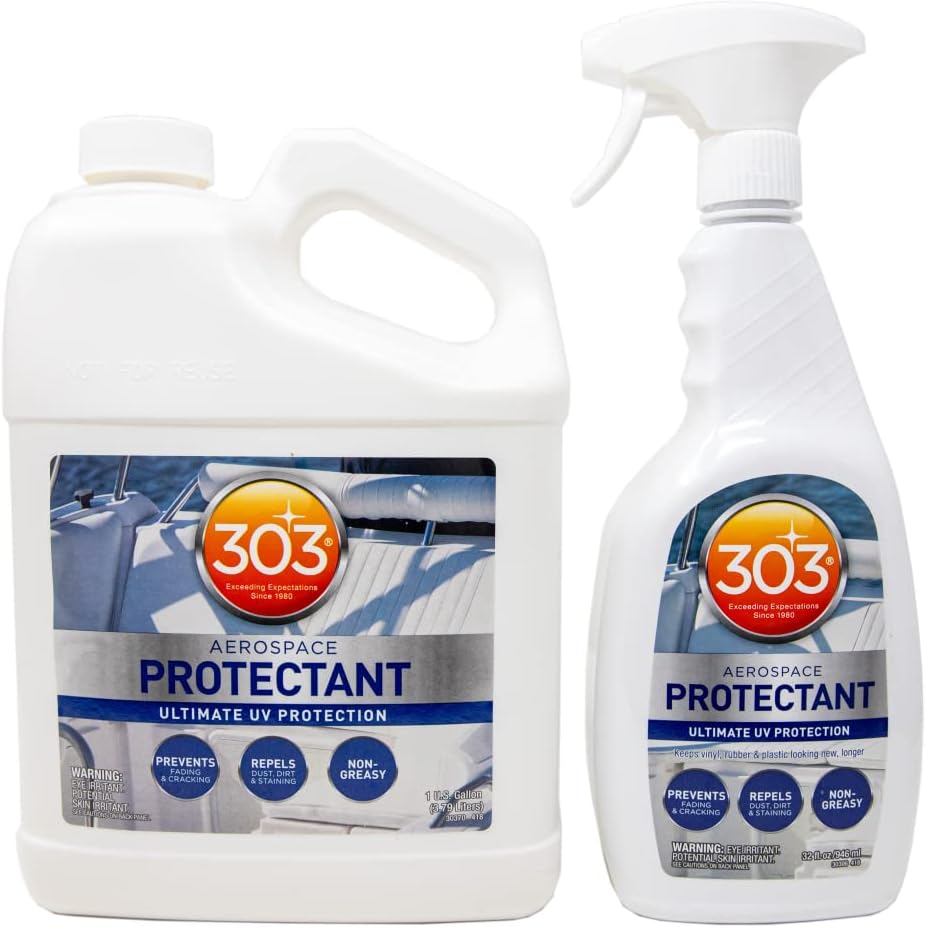 303 Products Marine Aerospace Protectant – UV Protection – Repels Dust, Dirt, & Staining – Smooth Matte Finish – Restores Like-New Appearance – 10 Fl. Oz. (30305)