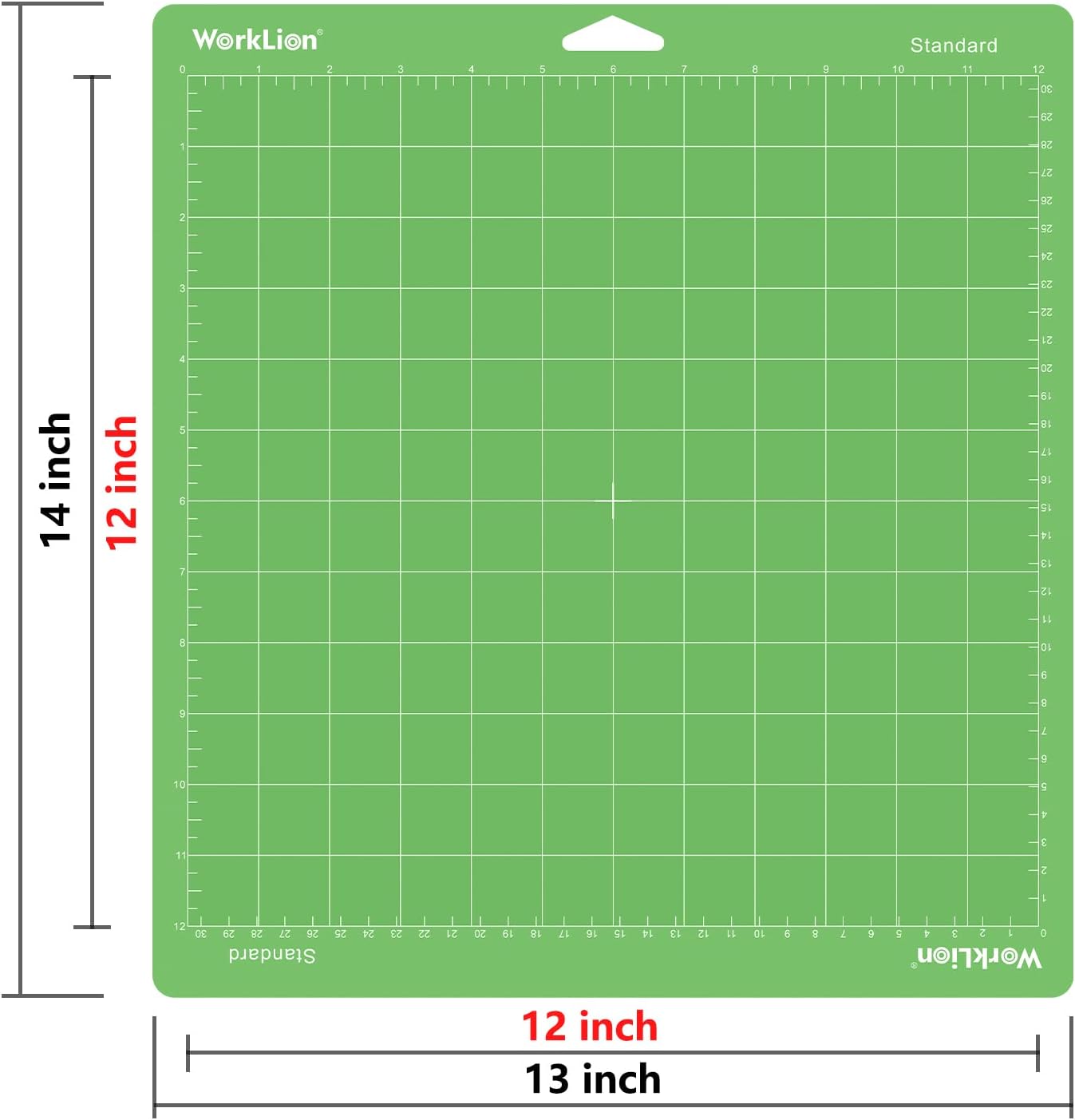 WORKLION Cutting Mat 12x12 Compatible with Maker/Maker 3/Maker 4/Air 2/Explore 3/4, Variety Sticky（Standard, Light