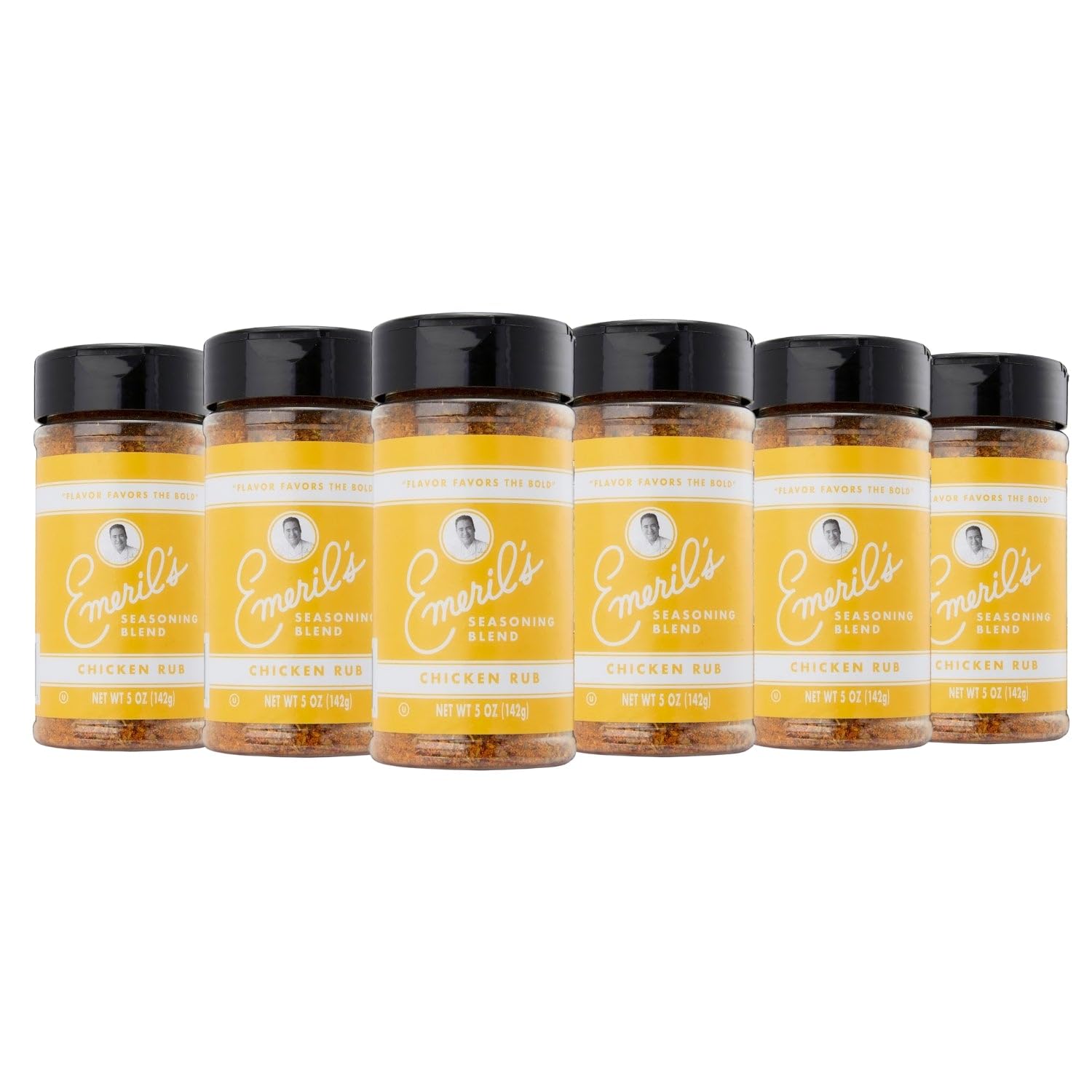 Emeril Lagasse 5 Oz, 3-Pack and 6-Pack Seasoning Blend: Original Essence, Cajun, Blackened, Chicken Rub, Steak Rub and Rib Rub Best Seasonings and Spices for Cooking (3PK - Chicken/Steak/Rib Rub)