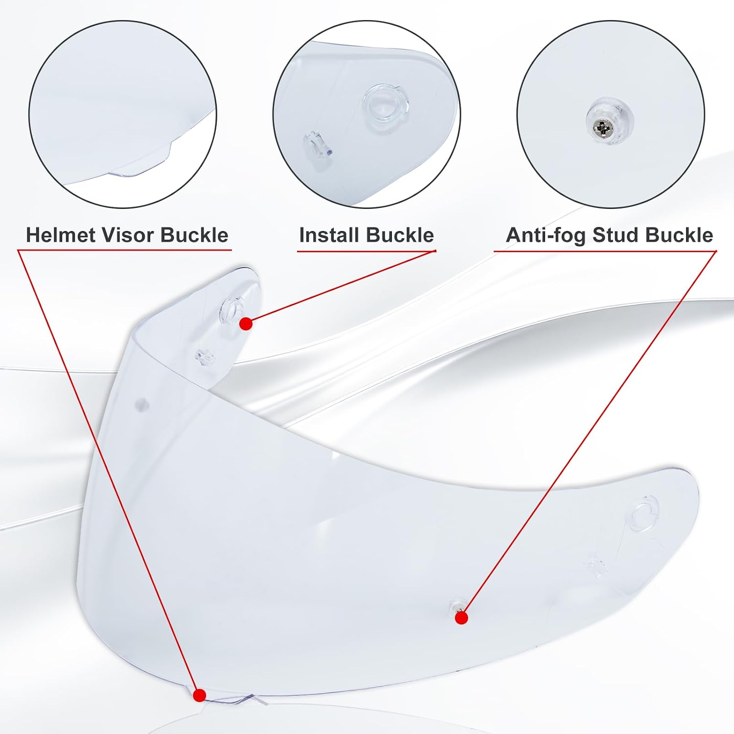 VCOROS C91 Helmet Shield for HJ-17 C90 C91N CL-MAX 2 IS-MAX BT SY-MAX 3 | UV400 Protection,Tinted Face Shield for HJ-17 C90 C91N CL-MAX 2 IS-MAX BT SY-MAX 3 IS-MAX 2 CL-MAX 3 Visor Replacement